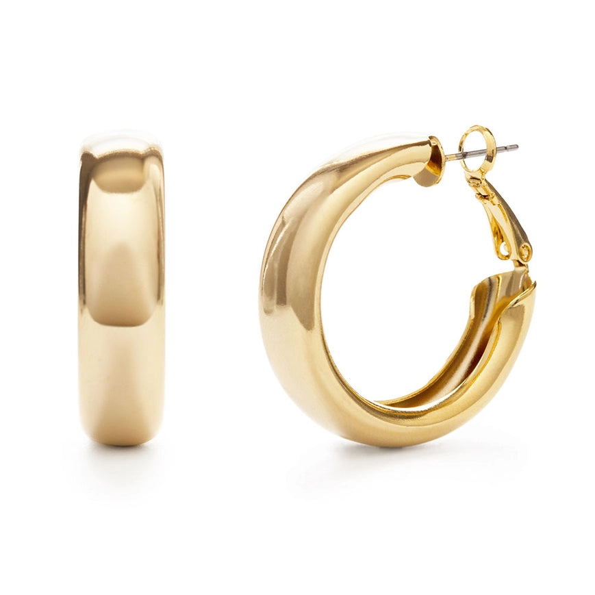 Amano Studio Jewelry Big, Chunky Gold Hoop Earrings