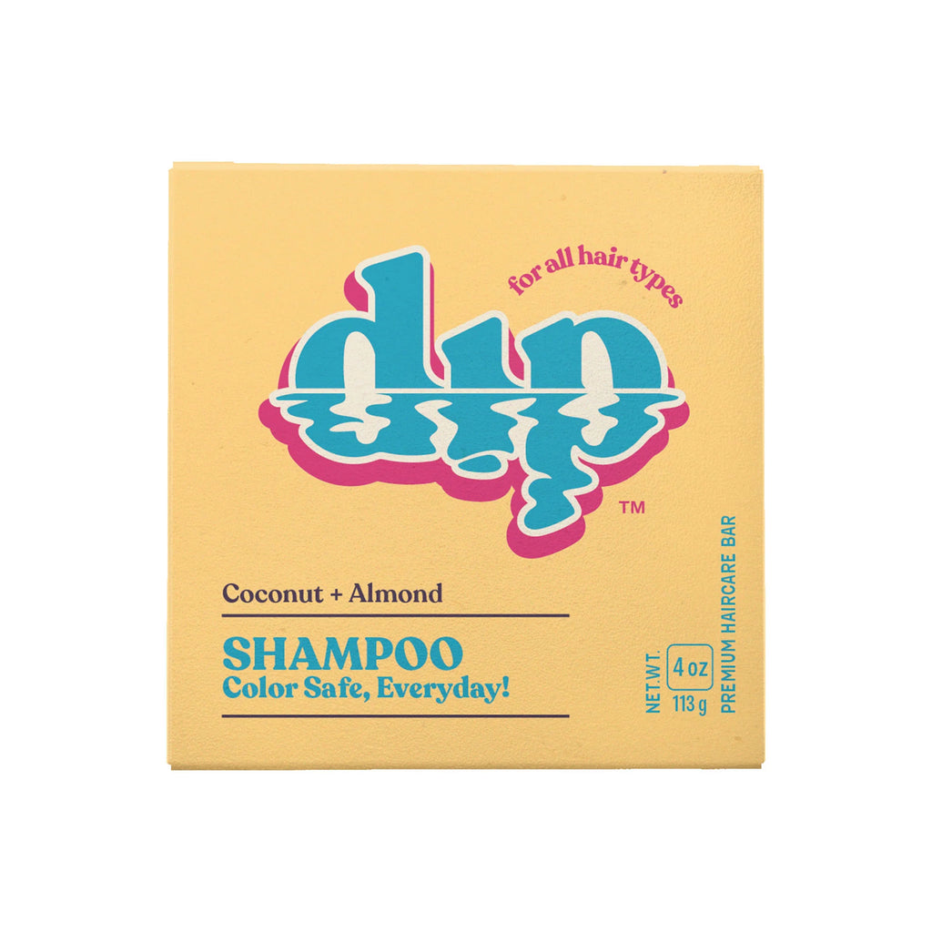 Dip Natural Color Safe Shampoo Bar For Every Day - Coconut & Almond