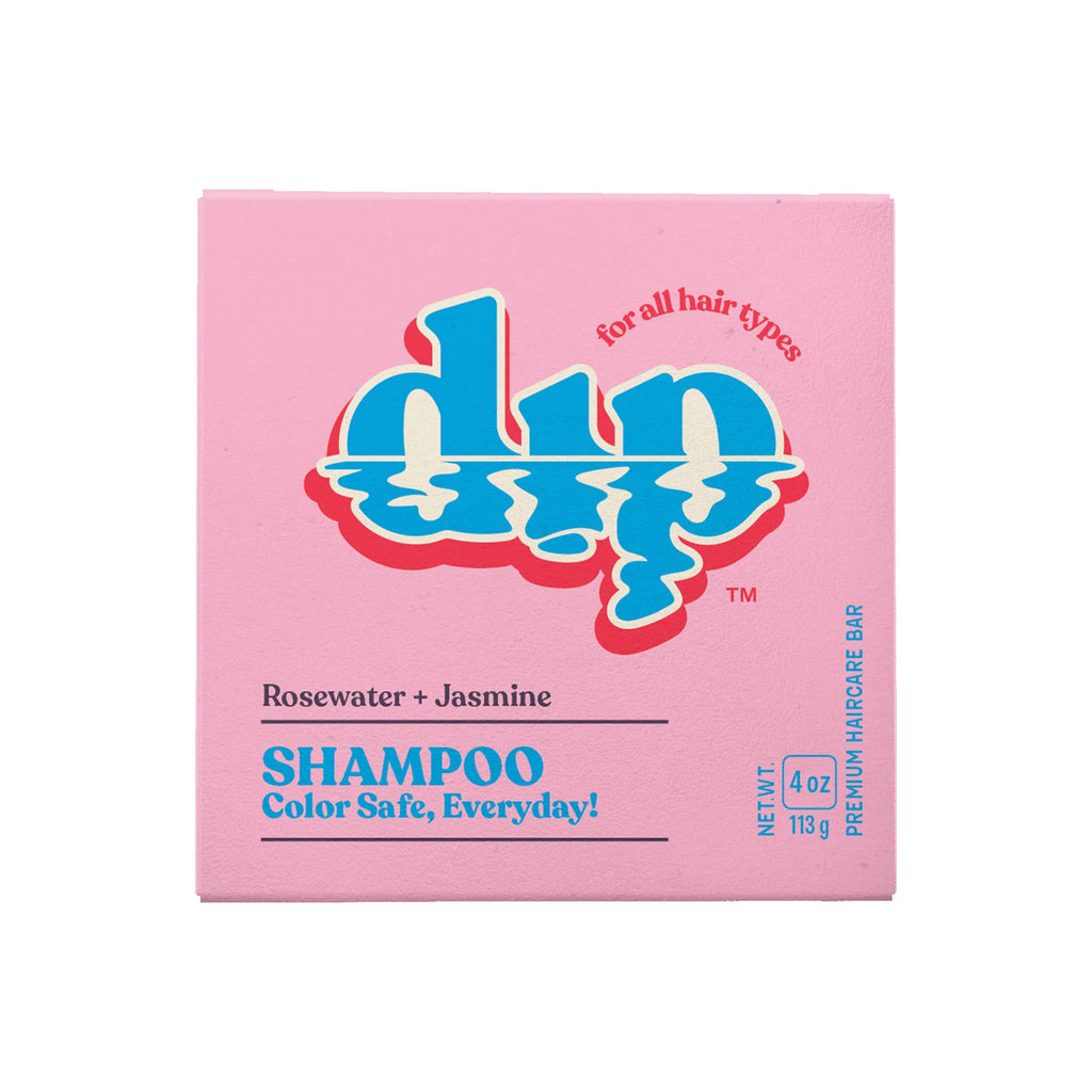 Dip Natural Color Safe Shampoo Bar For Every Day - Rosewater & Jasmine