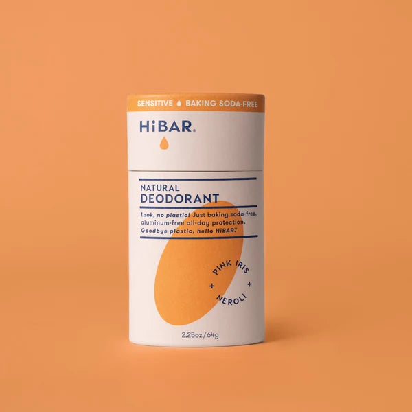 HiBar Plastic Free Aluminum Free Sensitive Formula Deodorant - Pink ...