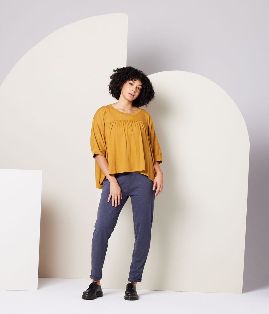 Known Supply Lotus Top in Ochre