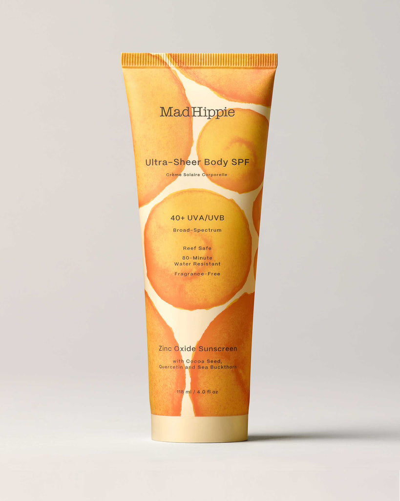 Mad Hippie Ultra Sheer Body SPF 40 with Carrot Seed, Quercetin and Sea Buckthorn