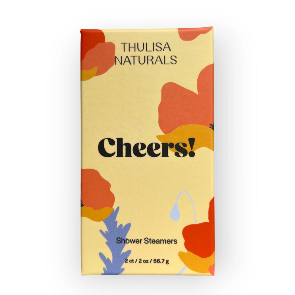 Thulisa Naturals Vegan Celebration Cheers Grapefruit Shower Steamers - Pack of 2