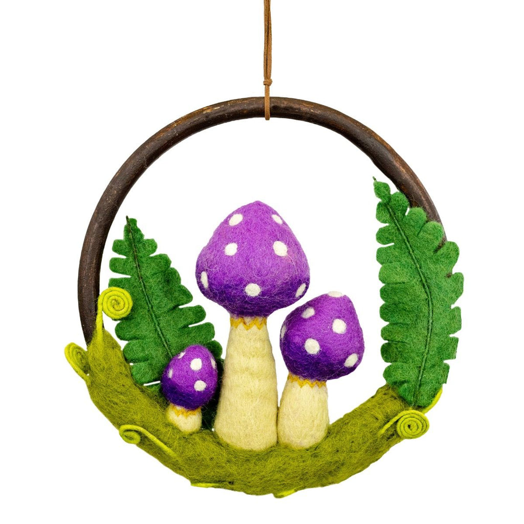 dZi Handmade Fair Trade Handcrafted Forest Ring - Purple Paradise