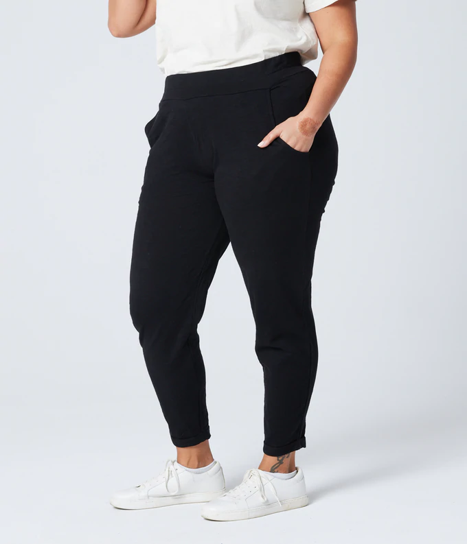 Known Supply Organic Cotton Sequoia Pant in Black