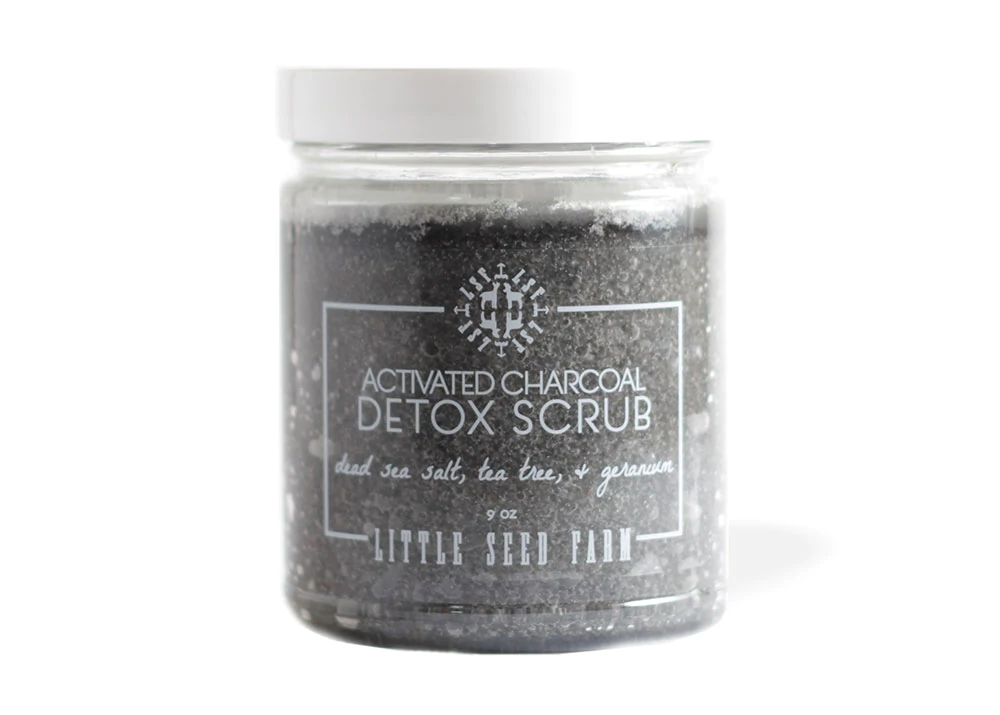Little Seed Farm Activated Charcoal Detoxifying Body Scrub