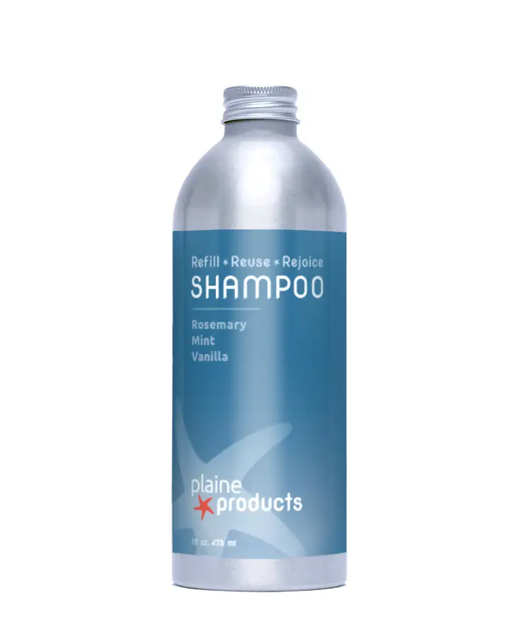 Plaine Products Plastic Free Liquid Shampoo - Rosemary Mint Vanilla