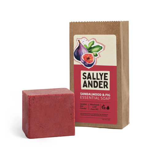 SallyeAnder Hydrating Anti-Inflammatory Sandalwood & Fig Essential Soap