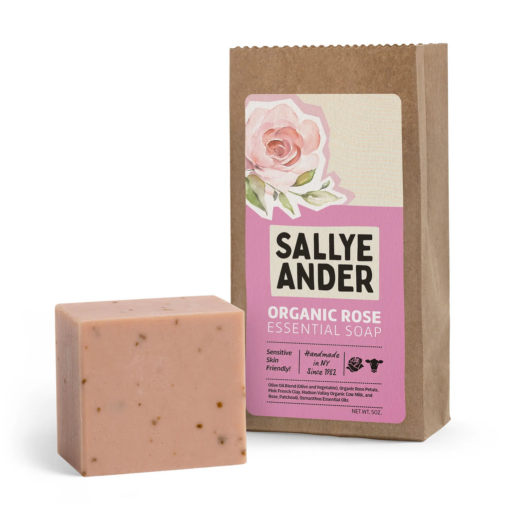 ﻿SallyeAnder Hydrating Revitalizing Organic Rose Essential Soap