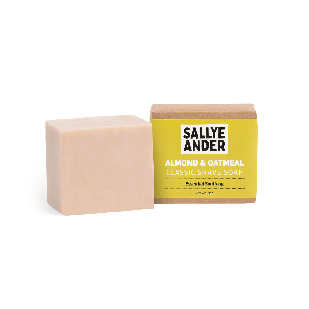 SallyeAnder Soothing Sensitive Skin Almond + Oatmeal Shave Soap