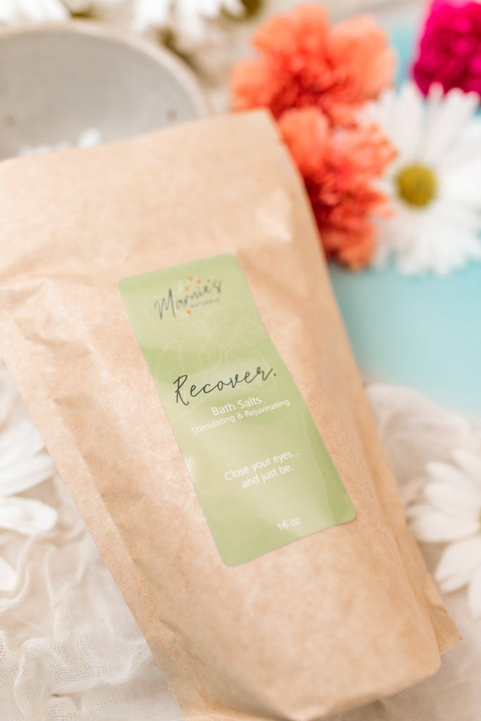 Marnie's Naturals Locally Made Epsom Bath Salts - Recover. for Sore Muscles