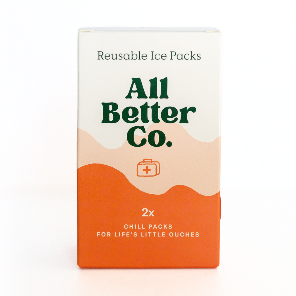 All Better Co. Reusable Chill Pack - Set of 2 Flexible Gel Packs ...