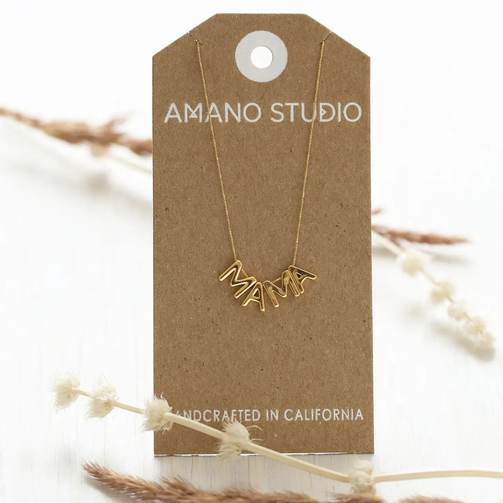 Amano Studio Gold MAMA Necklace