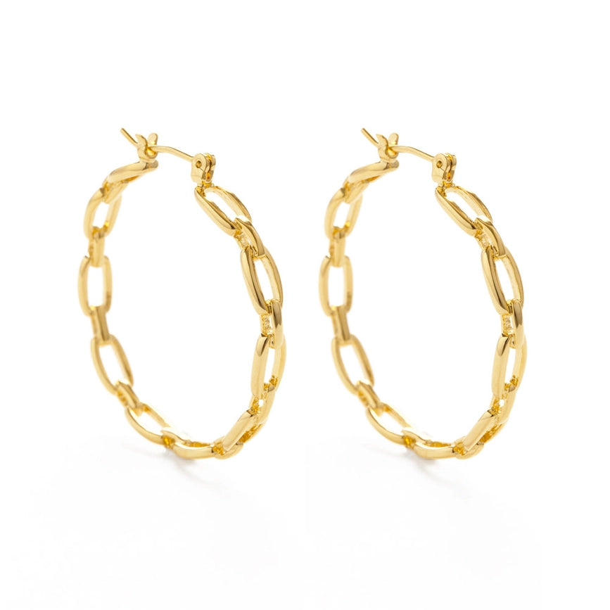 Amano Studio Jewelry Chain Hoop Earrings