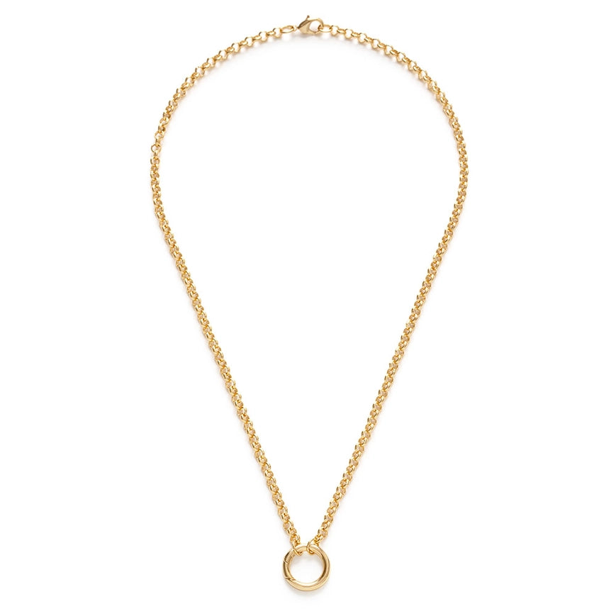 Amano Studio Jewelry Rolo Chain with Charm Holder Necklace