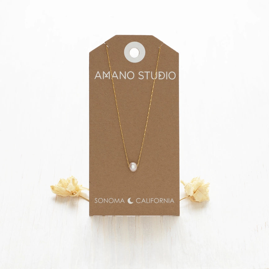 Amano Studio Jewelry Single Freshwater Pearl Necklace