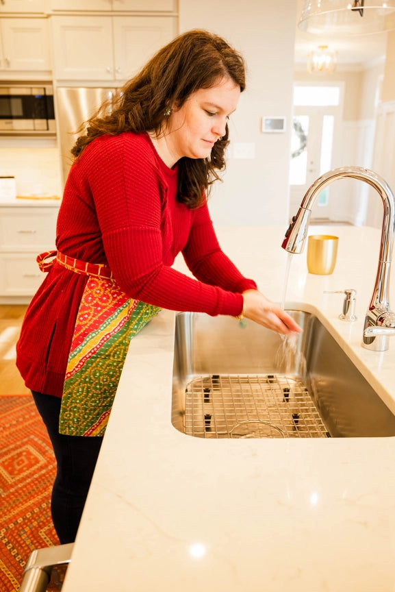 Asha Project Hand Stitched One of a Kind Kantha Apron