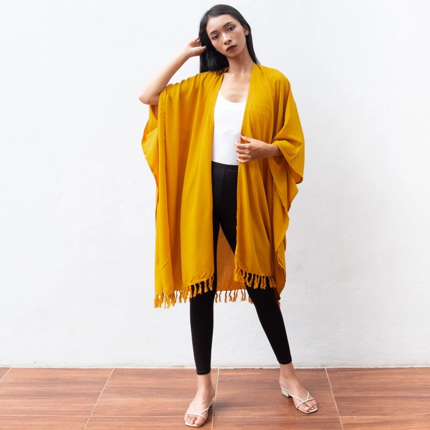 Short mustard cardigan on sale