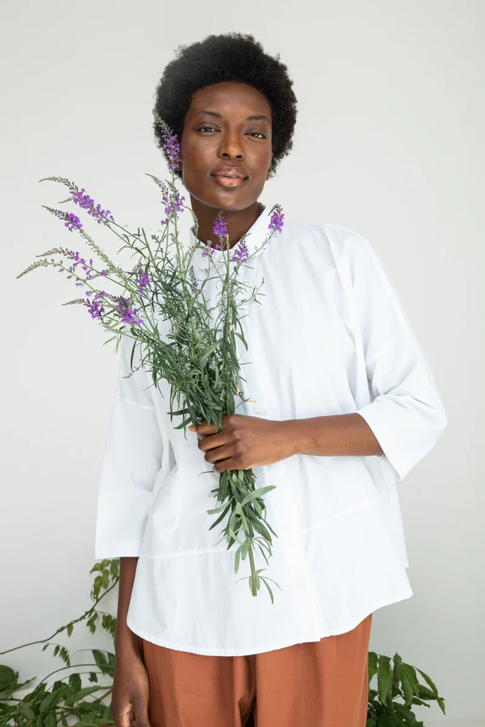 Beaumont Organics Organic Cotton Lissie Shirt in White