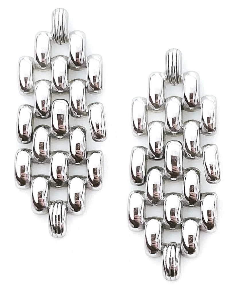 Beljoy Emma Vintage Earrings - Silver Jewelry