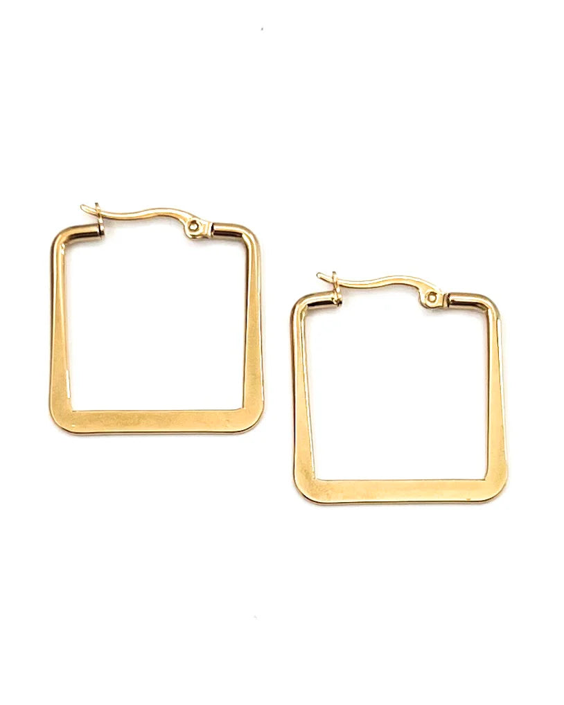 Beljoy Eudora Square Hoop Earrings