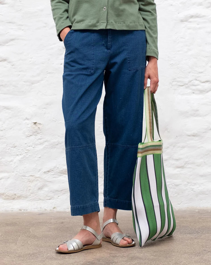 Bibico Margate Relaxed Trousers  in 100% Cotton Denim