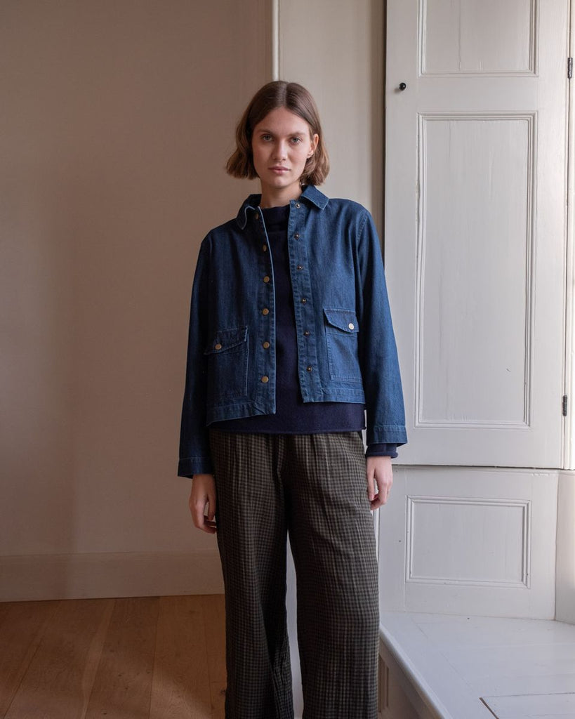 Bibico Maya Relaxed Jacket in 100% Cotton Denim