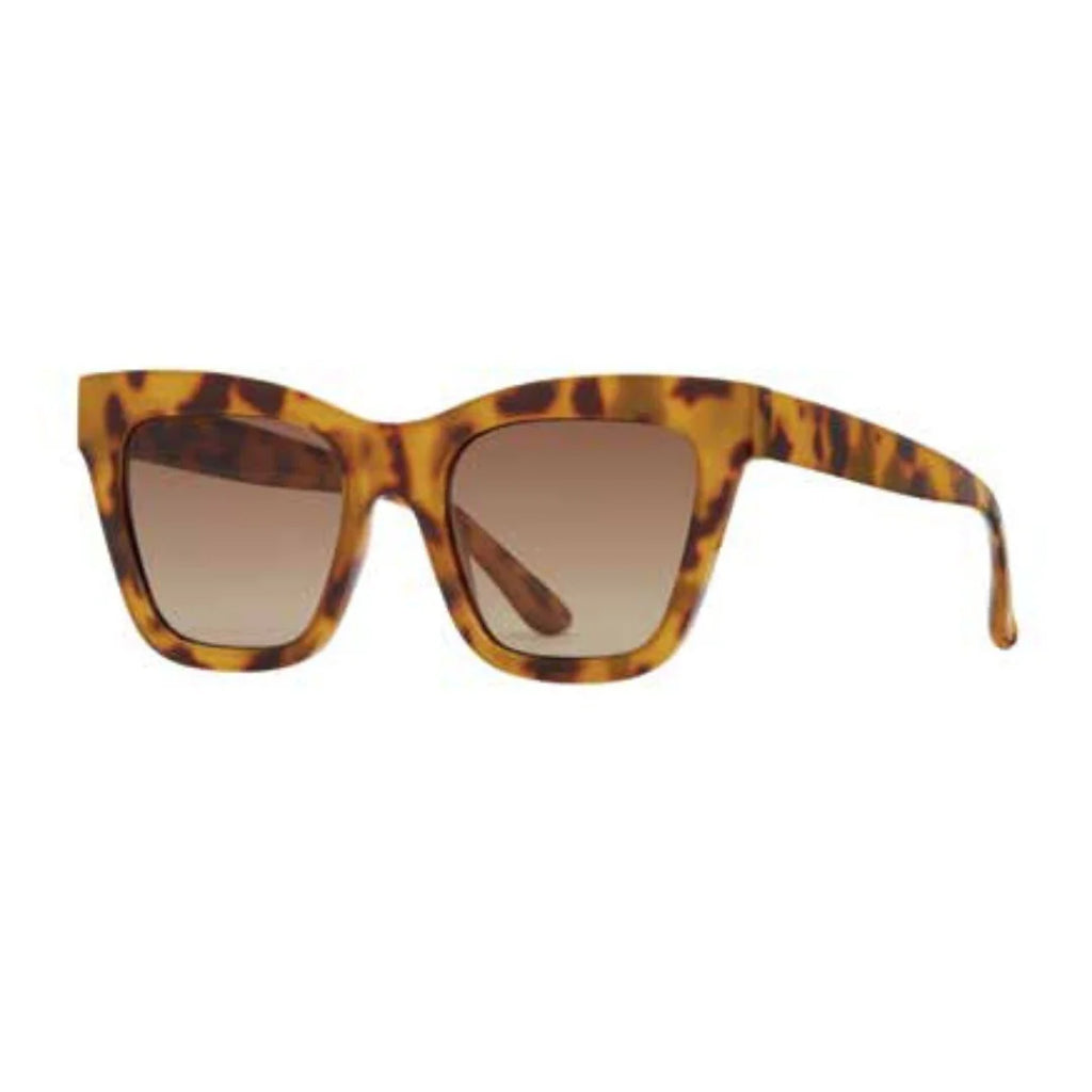 Blue Planet Eco Eyewear Adela Polarized Lens Sunglasses - Honey Tortoise Graduated Brown