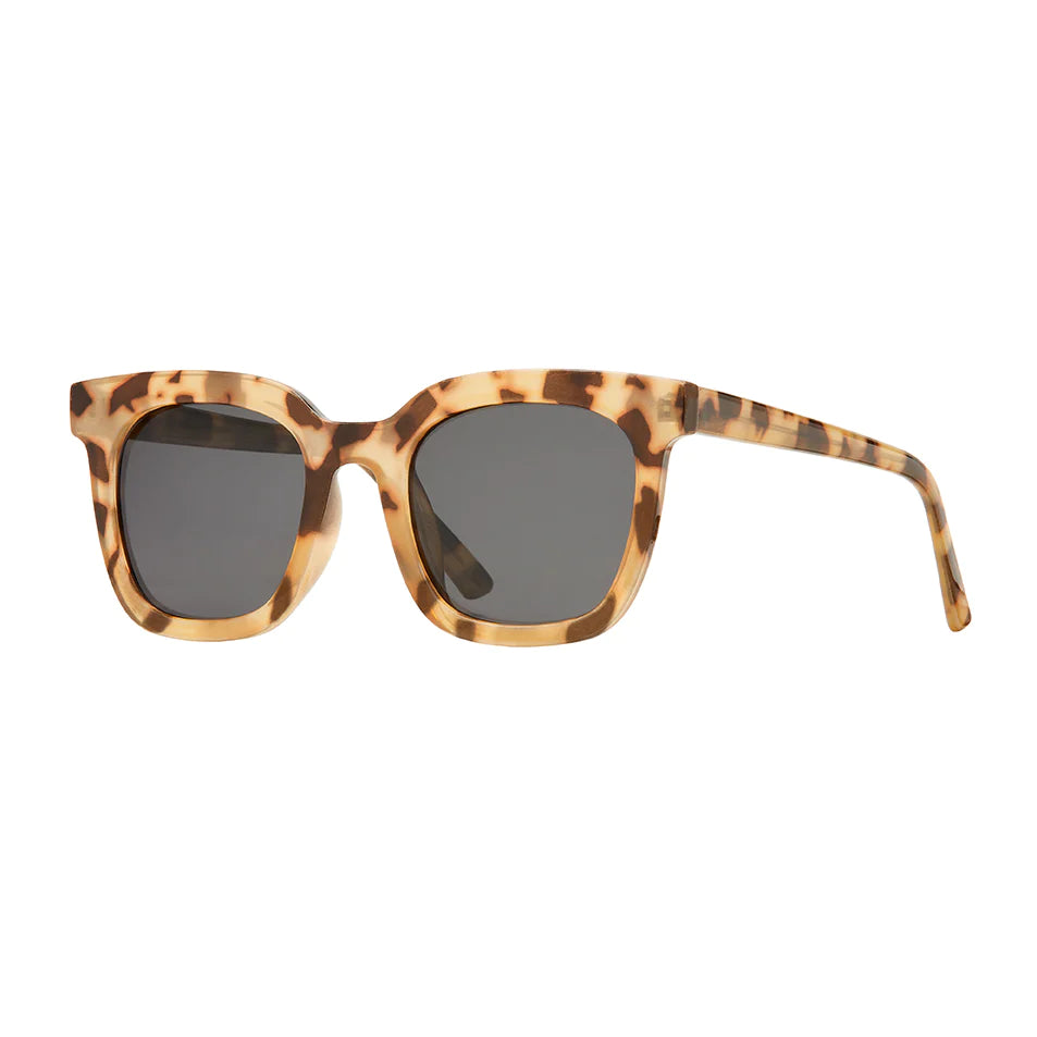 Blue Planet Eco Eyewear Fallon Polarized Lens Sunglasses - Honey Tortoise + Smoke