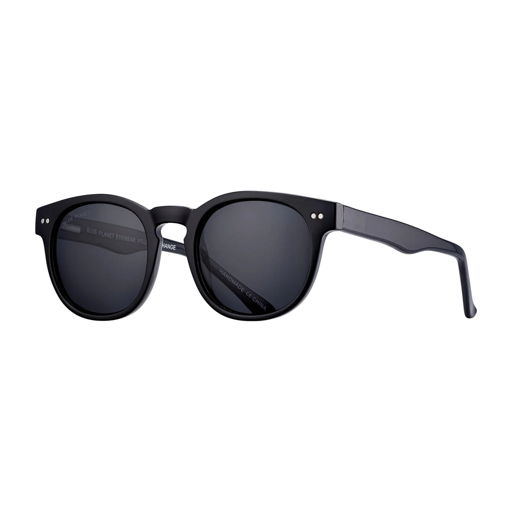 Blue Planet Eco Eyewear Indie Polarized Lens Sunglasses - Onyx + Smoke