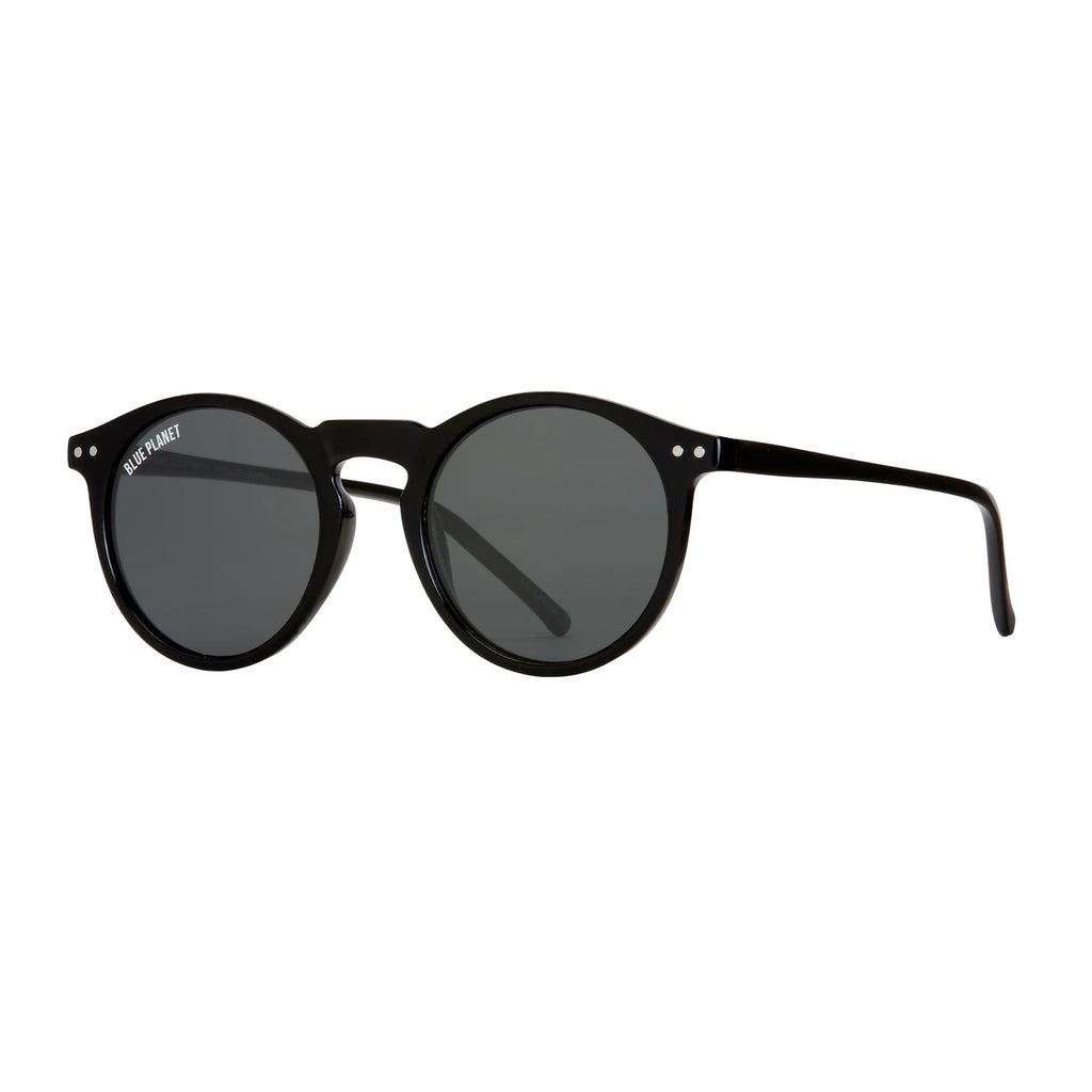 Blue Planet Eco Eyewear Mayer Polarized Lens Sunglasses - Onyx + Smoke