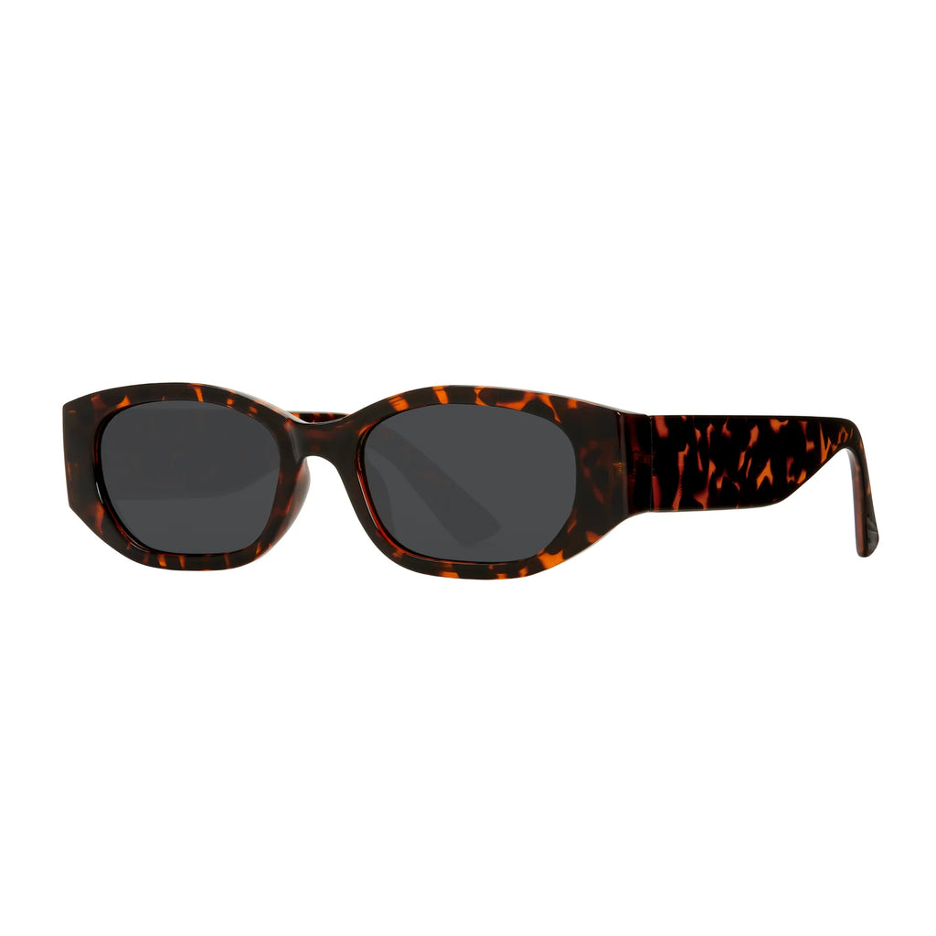 Blue Planet Eco Eyewear Taj Polarized Lens Sunglasses - Walnut Tortoise + Smoke