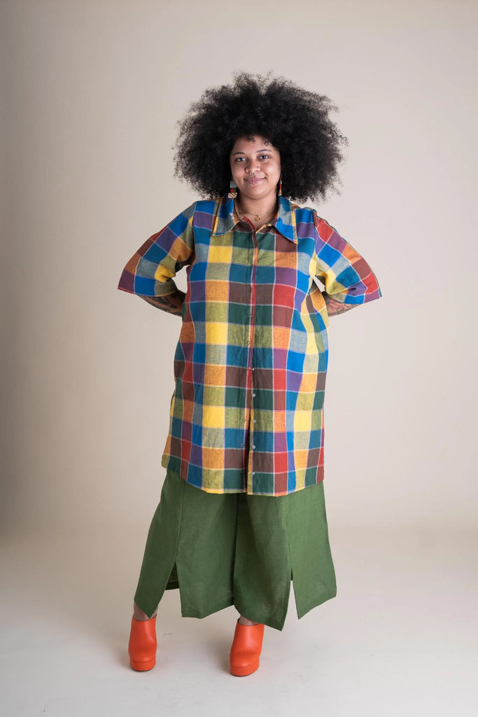 Conscious Clothing Cotton Hemp Blend Revolution Dress - Kaleidoscope