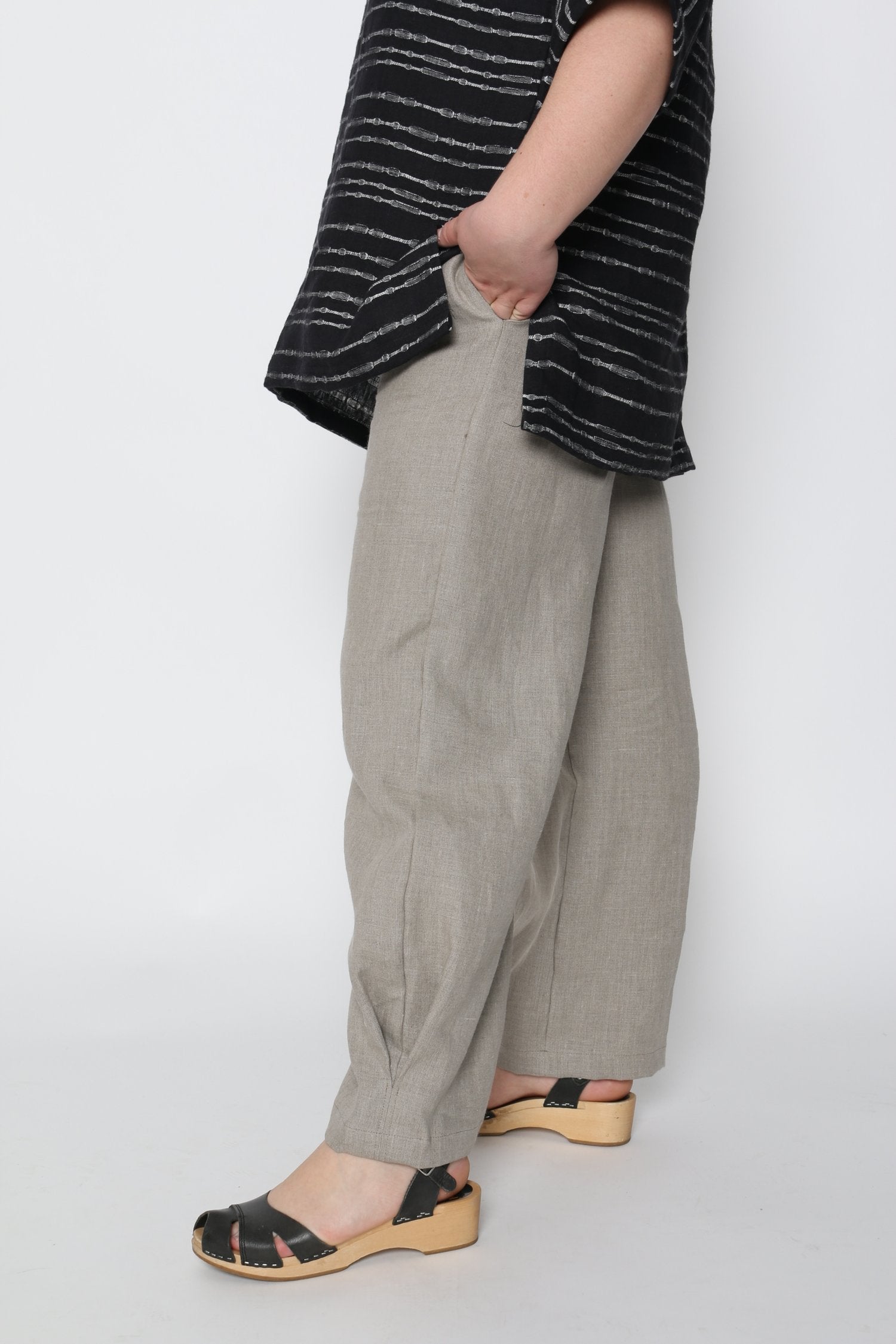 Conscious Clothing Cotton Linen Crescent Moon Pants - Pebble – Terra  Shepherd Boutique & Apothecary