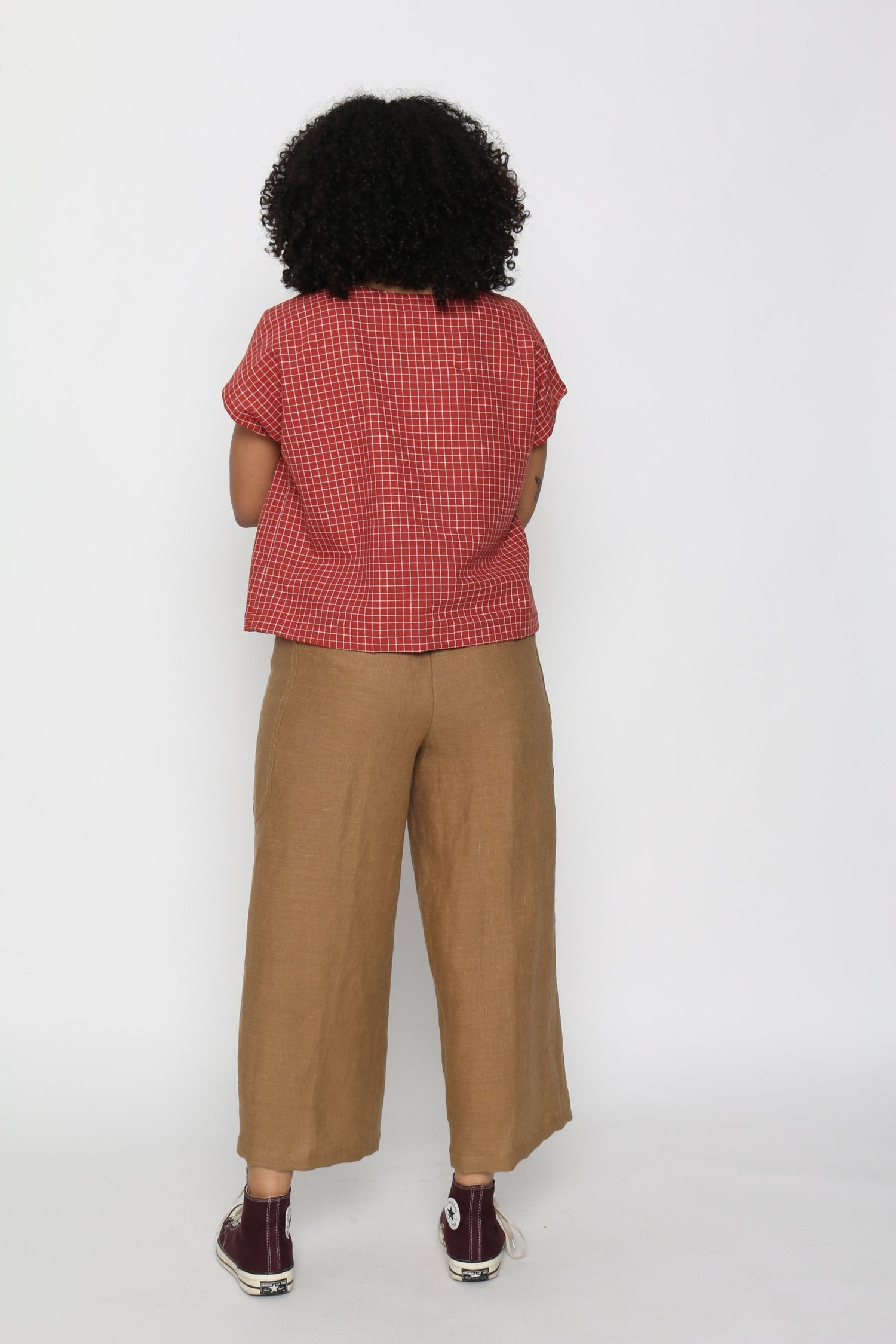 Conscious Clothing Organic Cotton + Hemp Zero Waste Pants - Ginger