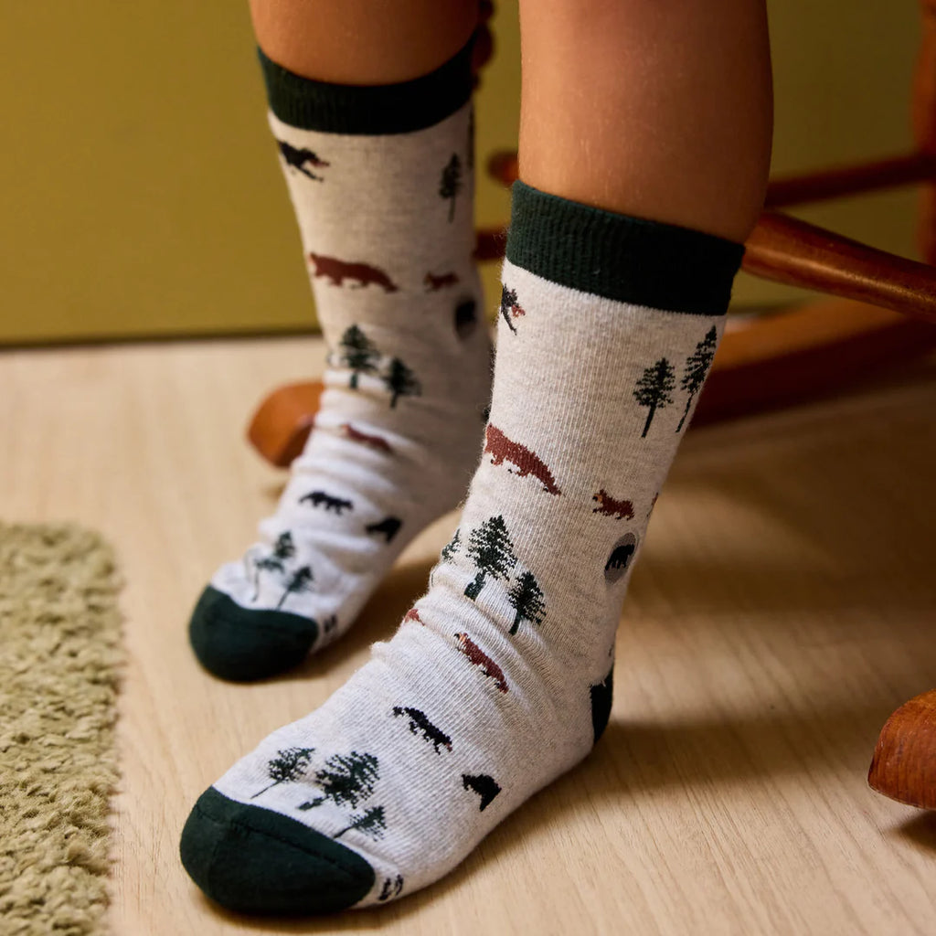 Conscious Step KIDS Socks that Protect Bears National Parks Conservation Association - Great Grizzlies