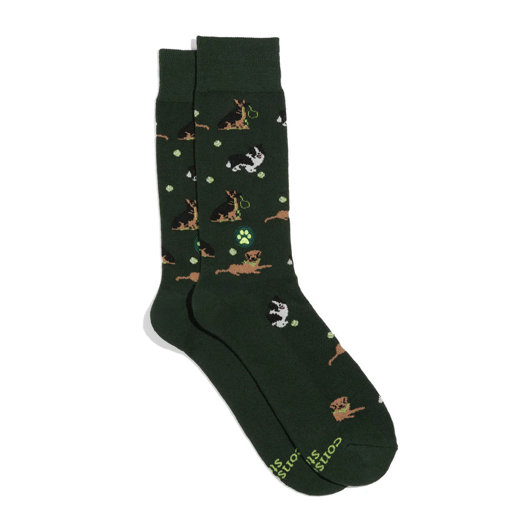 Conscious Step Organic Cotton Socks that Save Dogs Best Friends Animal Society - Go Fetch