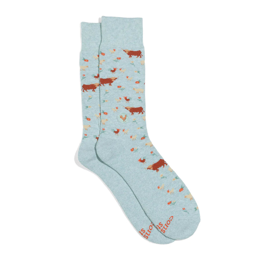 Conscious Step Organic Cotton Socks that Save Farm Animals