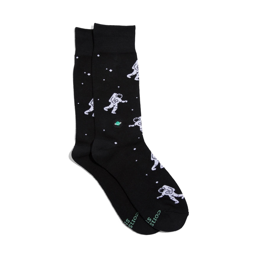 Conscious Step Organic Cotton Socks that Support Space Exploration Planetary Society - Floating Astronauts