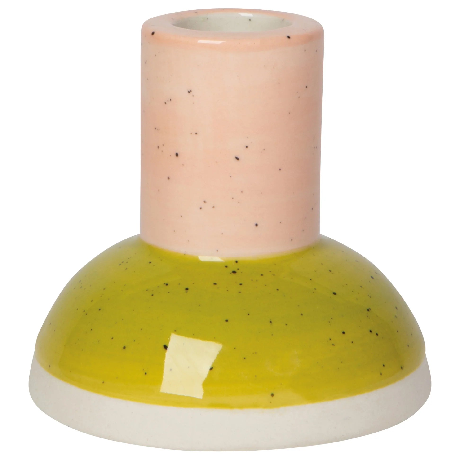 Danica Studios Handmade Refract Color-Blocked Candle Holder
