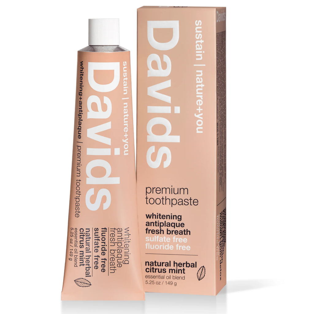 David's Toothpaste Premium Toothpaste - Natural + Plastic Free ...