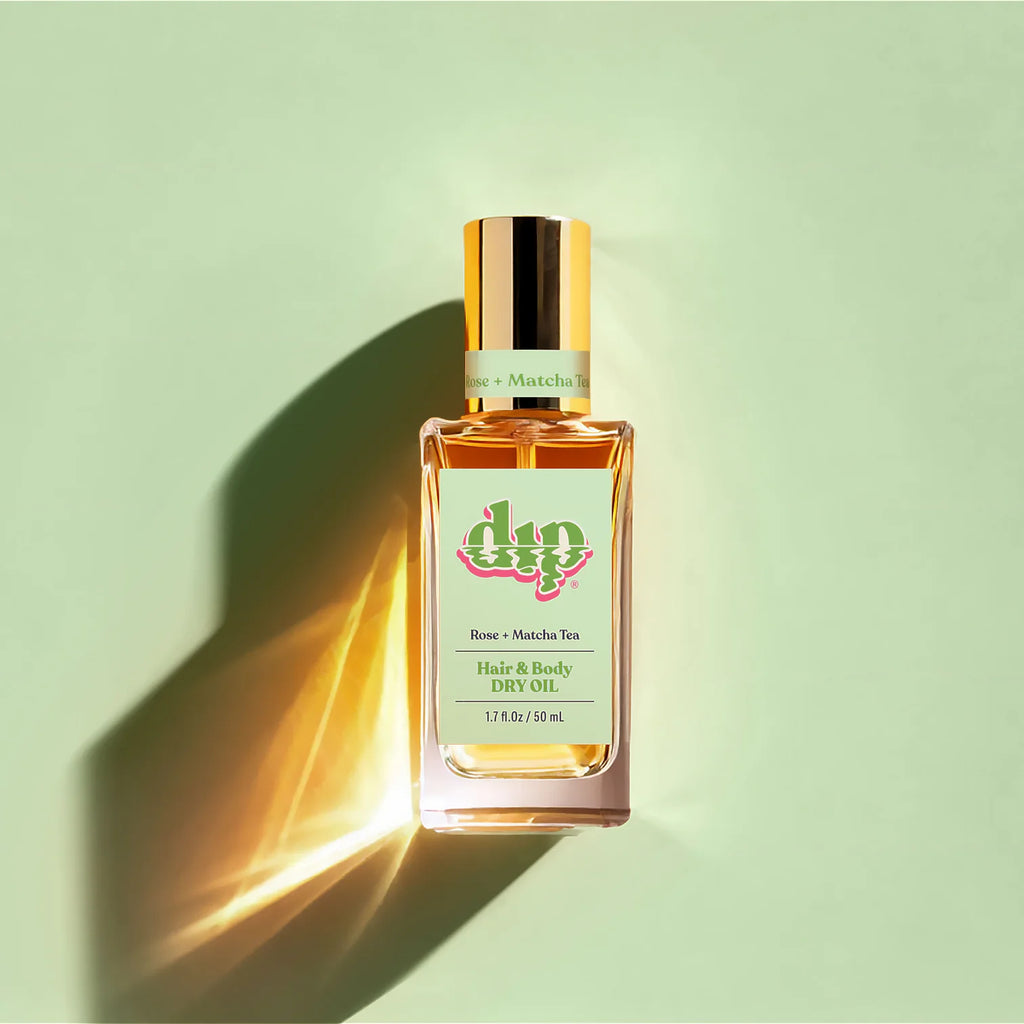 Dip Hair & Body Dry Oil - Rose & Matcha Tea