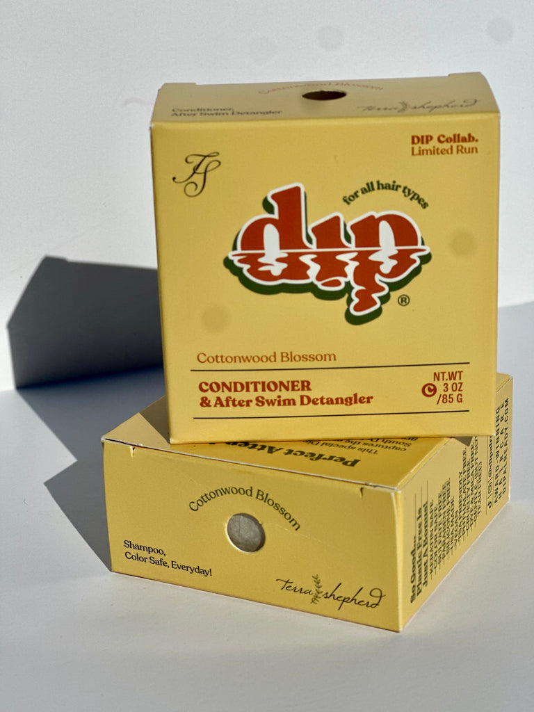 Dip Natural x Terra Shepherd LIMITED EDITION Conditioner Bar & After Swim Detangler - EXCLUSIVE SCENT Cottonwood Blossom