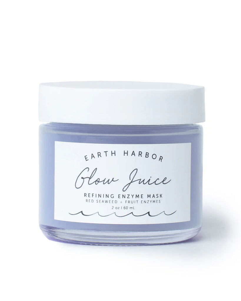 Earth Harbor Naturals Glow Juice Refining Enzyme Mask with Red Seaweed + Fruit Enzymes