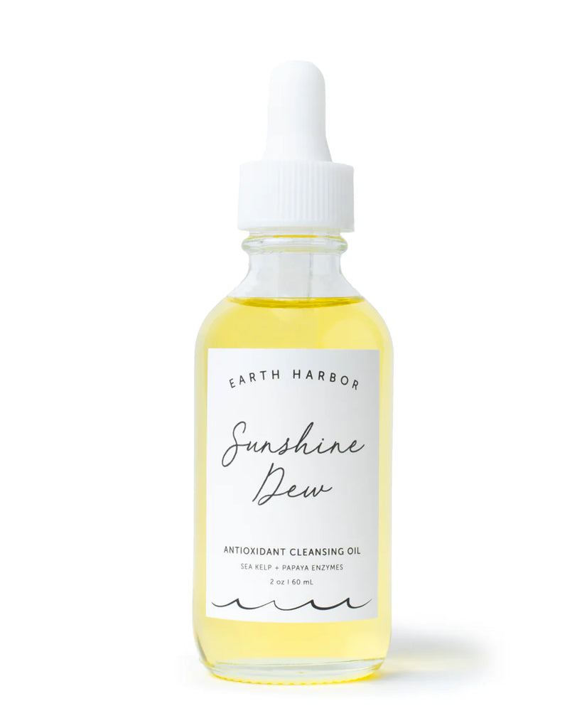 Earth Harbor Naturals Sunshine Dew Antioxidant Cleansing Oil with Sea Kelp + Papaya Enzymes