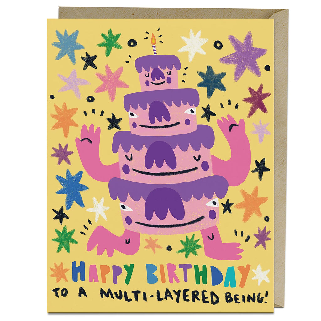 Em & Friends Barry Lee Multi-Layered Being Birthday Greeting Card