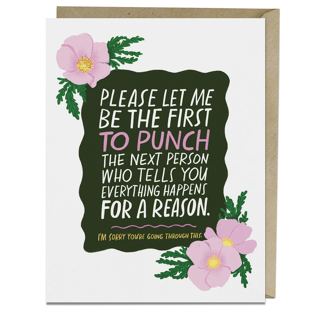 Em & Friends Everything Happens for a Reason Empathy Card
