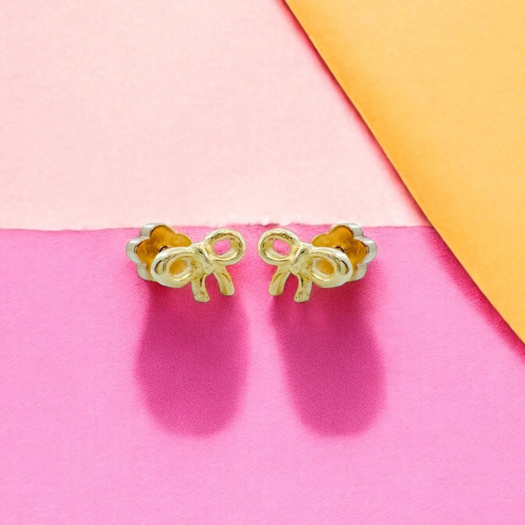 EthicGoods Kids Tiny Stud Earrings - Tiny Bows