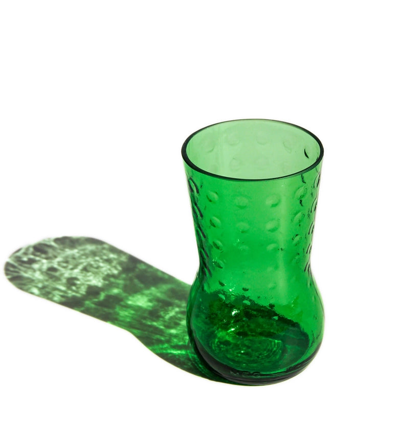 Ethical Global Handcrafted Upcycled 5oz Sprite Drinking Glass Set of 4