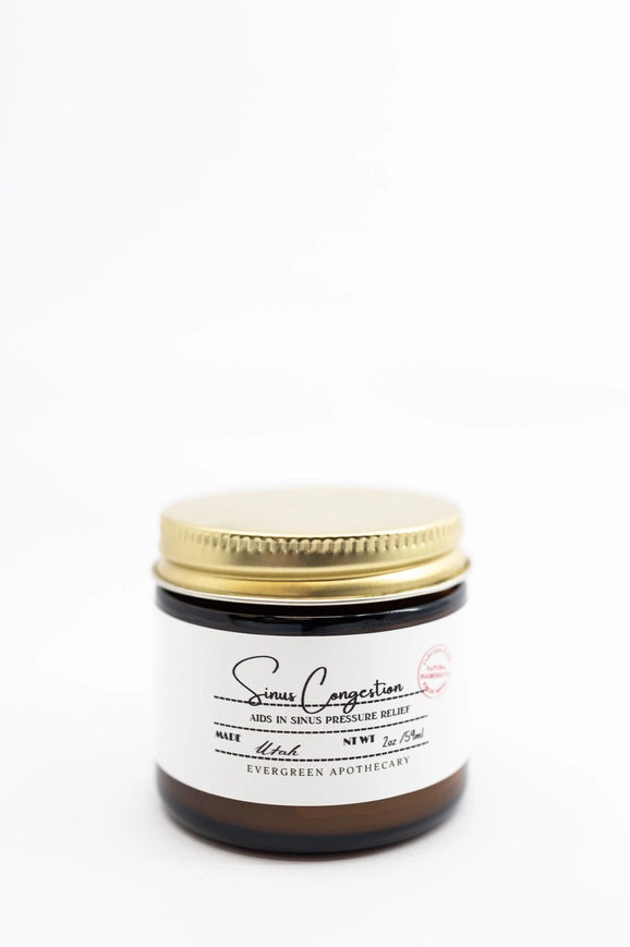 Evergreen Apothecary Herbal Sinus Congestion Relief Salve